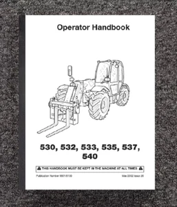 530 532 533 535 537 540 Operator Instruction Maintenance Manual Paper Manual - Picture 1 of 22