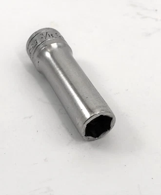 Snap-on SFS121-SAE, 3/8", 3/8" Drive, 6-Pt, Flank Drive, Deep, Socket USED - Image 1 of 4