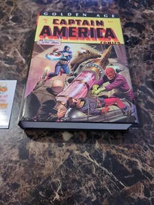 GOLDEN AGE CAPTAIN AMERICA Marvel Omnibus SIGNED by STAN LEE w/ Desert Wind Cert - Picture 1 of 9