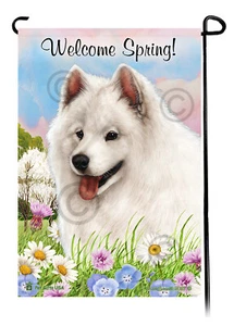 Bandera de jardín Welcome Spring - Samoyedo - Imagen 1 de 1