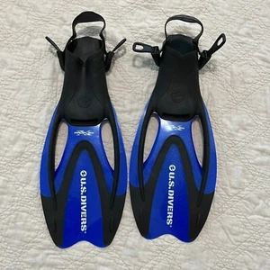 US Divers Proflex Tauch-/Schnorchelflossen - Größe L 10-13 - mit Tasche (keine Reißverschlüsse) - Bild 1 von 4