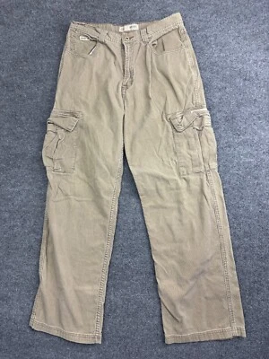 BKE67 Cargo Pants Men's 32 (W31 x L31) Brown Corduroy Raton Straight Leg Relaxed - Image 1 of 4