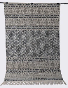 Vintage Rug Cotton Area Rug Bohemian Rug Turkish Rug Home Decor Rug 4x6 - Picture 1 of 5