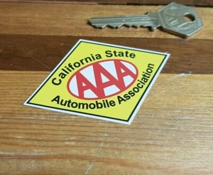 AAA California State Automobile Car Window Sticker 3" Classic American USA - Picture 1 of 1