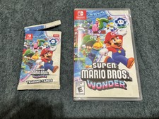 SUPER MARIO BROS WONDER + Exclusive Trading Card Pack (READ)