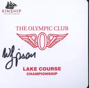 Webb Simpson signed The Olympic Club Scorecard JSA US Open Auto Masters Z1262 - Picture 1 of 1