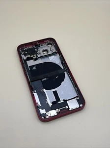 Originale IPHONE 13 Alloggiamento Back Cover Vetro Batteria Con Condividi Rossa - Foto 1 di 3