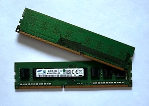 Samsung DDR3 RAM 1x 4GB 1Rx8 PC3-12800U-11-13-A1 Arbeitsspeicher - Bild 1 von 2