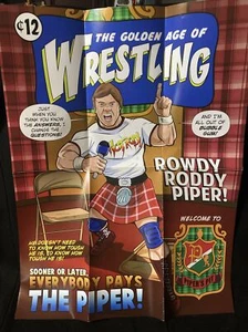 Pro Wrestling Crate Exclusive Piper's Pit Rowdy Rowdy Roddy Poster WWE WWF 17x22 - Picture 1 of 1