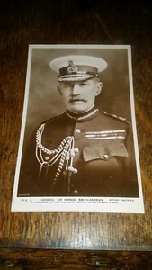 1914 ANTIQUE REAL PHOTOGRAPH RP POSTCARD GENERAL SIR HORACE SMITH-DORRIEN ROTARY - Picture 1 of 4