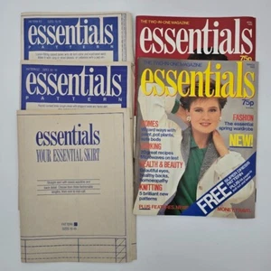 Vintage Essentials Magazine x2 1988 Skirt Dress Jacket 1980s Sewing Patterns x3 - Picture 1 of 23