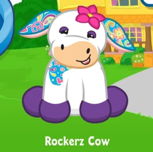 Webkinz Classic Rockerz Cow Pet Code Only - Foto 1 di 1