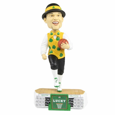 Lucky the Leprechaun Boston Celtics Stadium Lights Bobblehead NBA Basketball Cover