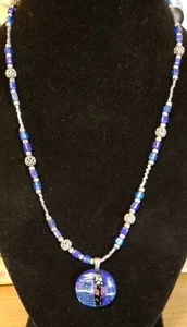 collar colgante cristal dicroico - Imagen 1 de 6