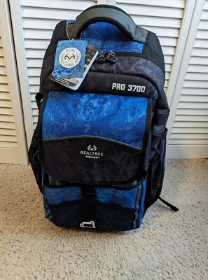 Mochila de almacenamiento Realtree Blue P3700 grande profesional caja de aparejos de pesca 🐟 🎣  Foto 1 de 4