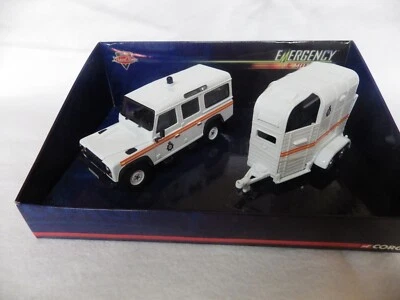 LAND ROVER DEFENDER E HORSEBOX DRIVE TIME VA09710 CORGI CON SCATOLA - Immagine 1 di 4