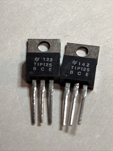 Pair TIP125 PNP Darlington Power 100v 5A National Semiconductor Transistor @CPUT - Picture 1 of 1