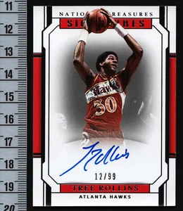 Tree Rolins 2018-19 National Treasures Signatures Autograph #SG-TRL Auto 12 /99 - Bild 1 von 2