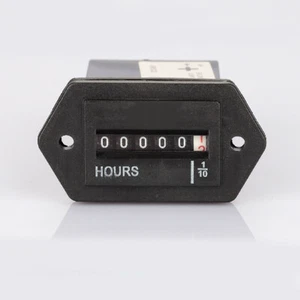 SYS-1 DC10-80V 6 Digital Display Hour Meter Sealed Counter Gauge Truck - Bild 1 von 3