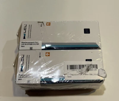 2 Pack LCL Black Printer Ink Cartridge Replacement For LCL-GI-21PGBK GI-21BK - Image 1 of 4