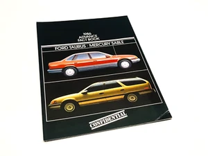 1986 Ford Taurus Mercury Sable Advanced Fact Book Broschüre - Bild 1 von 1