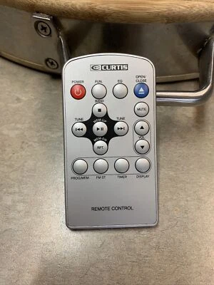 Genuine CURTIS CD Player Replacement Remote Control Under Cabinet KCR2613P - Image 1 of 2