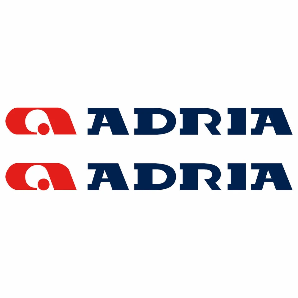 STAR SAM® 2x adesivi ADRIA caravan camping Adesivo Caravane sticker car decals