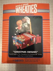 1994 Enesco Wheaties Weihnachtsschuhe Vintage Weihnachtsschmuck. Neu im Karton - Bild 1 von 5