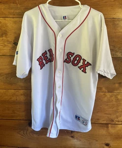 Vintage Russell Athletic MLB Men Boston Red Sox Baseball Jersey Size XL USA READ - Picture 1 of 12