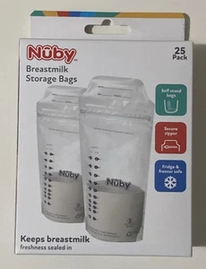 Nuby Muttermilch Aufbewahrungsbeutel 25 pro Box - Bild 1 von 5