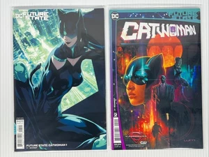 Future State: Catwoman #1B-2A Complete Set Artgerm Variant DC 2021 NM Batman - Picture 1 of 5