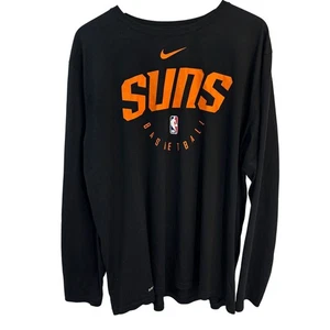 Camiseta Nike Phoenix Suns NBA Baloncesto Manga Larga Negra Naranja Para Hombre Talla XXL - Imagen 1 de 5