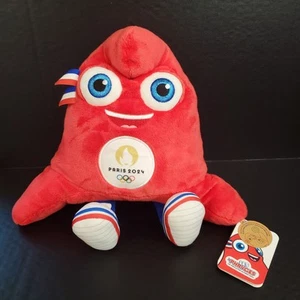 Olympische Spiele 2024 Paris Maskottchen 12 Zoll Plüsch Paris Les Phryges authentisch & neu mit Etikett - Bild 1 von 11