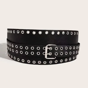 Fashion PU Leather Waist Belt Elastic Cummerbunds Dress Waistband Full Length - Picture 1 of 14