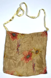 April Cornell Vintage Tasche Einkaufstasche Umhängetasche Blumen Cornell Trading - Bild 1 von 8