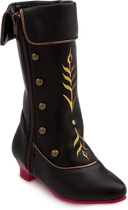 NWT Disney Store Frozen II Anna Costume Boot Boots Size 9/10 9-10 NEW - Image 1 of 1