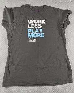 Plain Lazy T-Shirt Womens - Charcoal - Size XXL - Excellent Condition - Picture 1 of 4