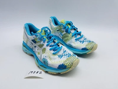 Zapatos para correr Asics Gel-Kayano 23 para mujer talla 6 blanco azul floral Foto 1 de 4