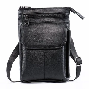 Genuine Leather Small Crossbody Purse for Men Women, Travel Passport Wallet C... - Picture 1 of 6