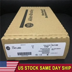 Nuevo Sellado AB 1747-L552 SLC 500 SLC 5/05 CPU Unidad Procesadora 1747L552 EE. UU. Impuestos Gratuitos - Imagen 1 de 2
