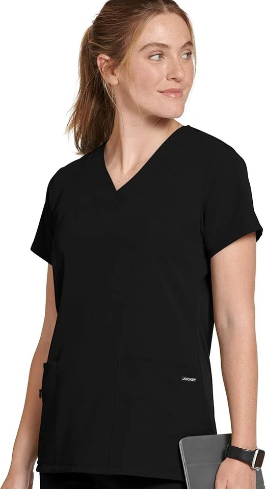 Exfoliante cruzado con cuello en V para mujer Jockey 2206 Foto 1 de 1