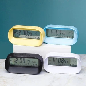 Calendar Function Smart Digital Alarm Clock  Bedside Placement - Picture 1 of 14