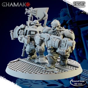 Space Dwarves Berserker Worm Rocket Team | Grimdark Future | Ghamak - Bild 1 von 1
