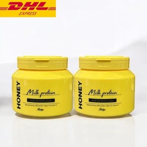 2x Rabye Honey Milk Protein Body Treatment Cream Reduce Dark Spots Skin 450 ml - Picture 1 of 8