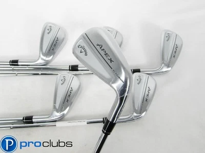 NEW CALLAWAY APEX TI FUSION 250 IRONS 5-PW STEEL DYNAMIC GOLD MID 90 STIFF FLEX - Image 1 of 4