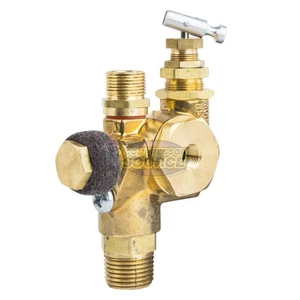 110-135 PSI Air Compressor Pilot Check Valve Unloader 1/2" Compression Inlet - Picture 1 of 6