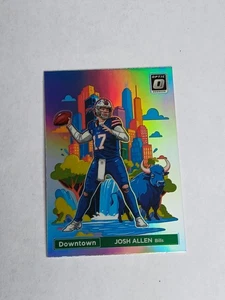 2024 Donruss Optic Josh Allen DOWNTOWN SSP Case Hit Buffalo Bills - Bild 1 von 6