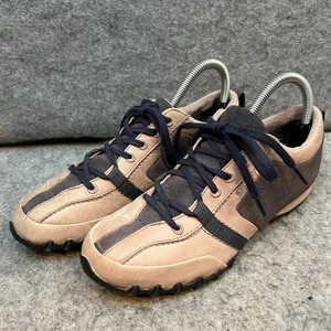 DIESEL Vintage Y2K Low Top Sneakers Lace Up Pinkish Purple Suede Womens 7.5 - Picture 1 of 9