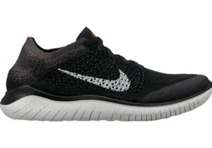 Women's Nike Free RN Flyknit 2018 942839-005 Grey Gray White Gold Oreo Black OG - Picture 1 of 7