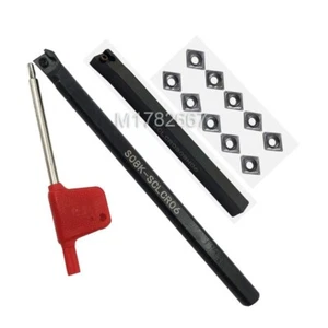 Torno de 8 mm Barra de perforación interna Soporte de herramientas de torneado Oro Indexable Carburo-Inserto - Imagen 1 de 4